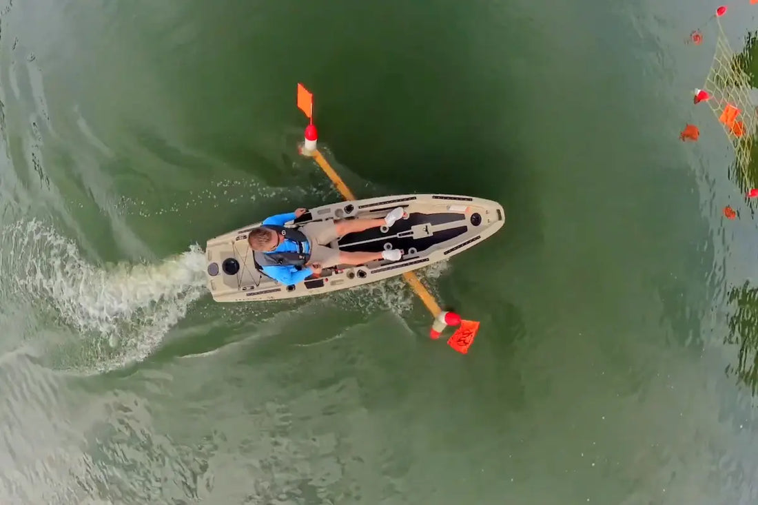 Kayak DIY Reviews the FluxJet at ICAST: Unstoppable Jet Power in Thick Weeds