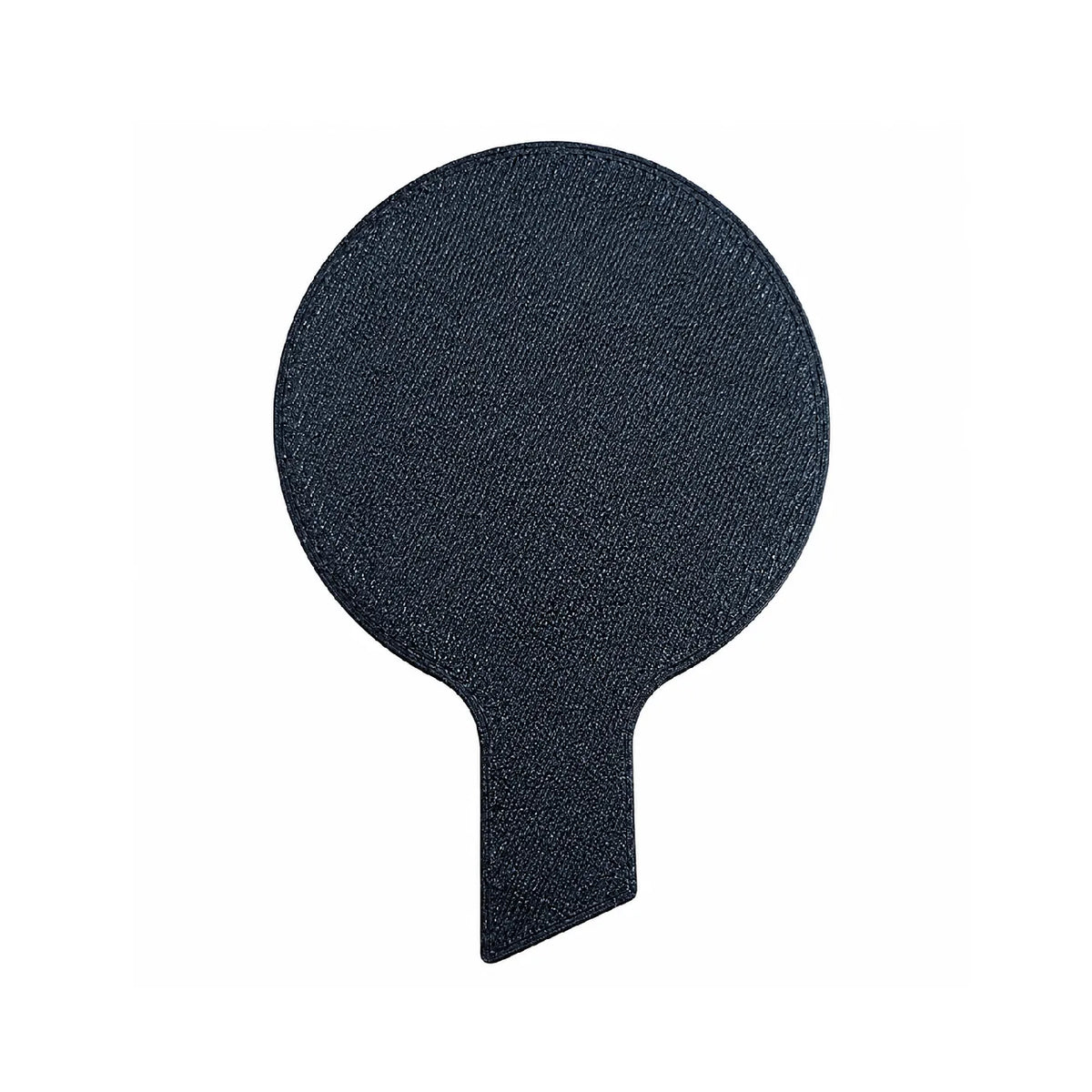 Black FluxJet cup holder coaster, top view